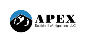 Apex rockfall mitigation logo